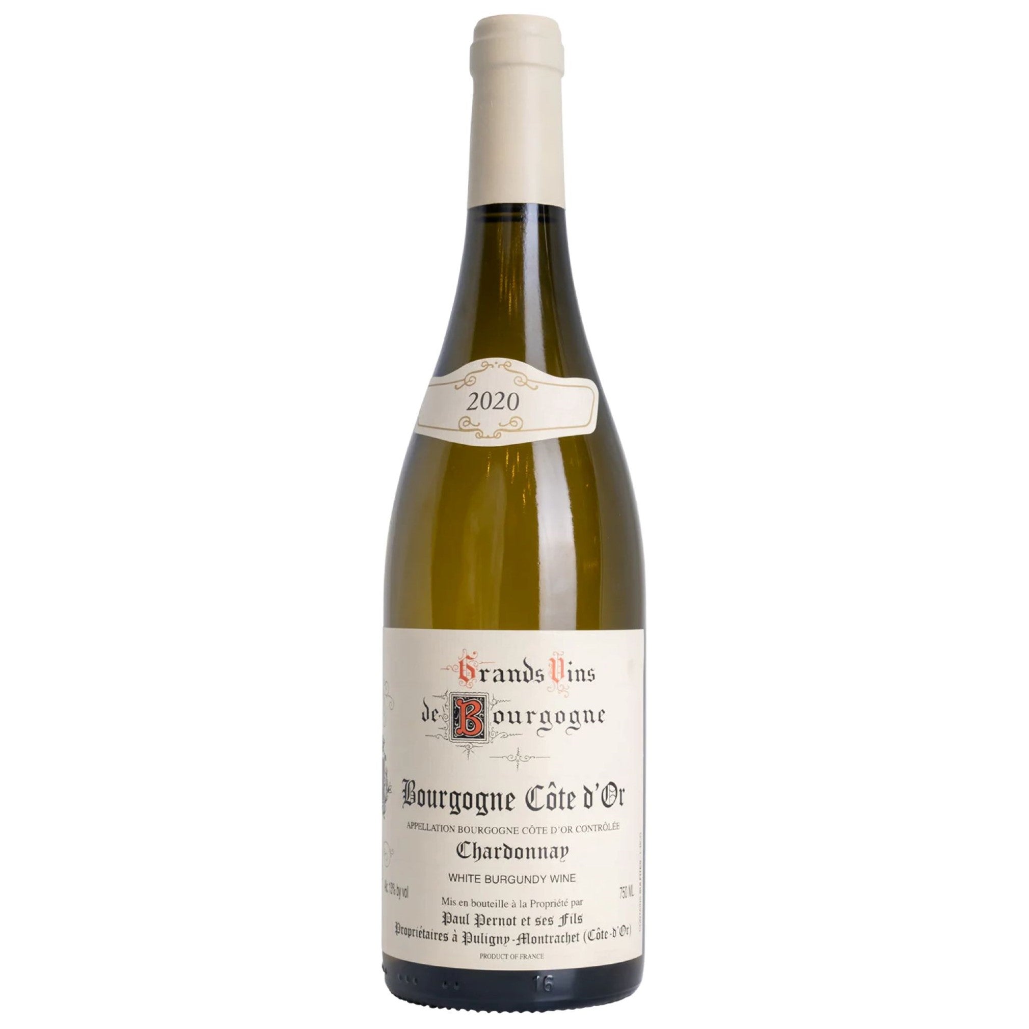 Paul Pernot Bourgogne Blanc Burgundy France 2020 750ml